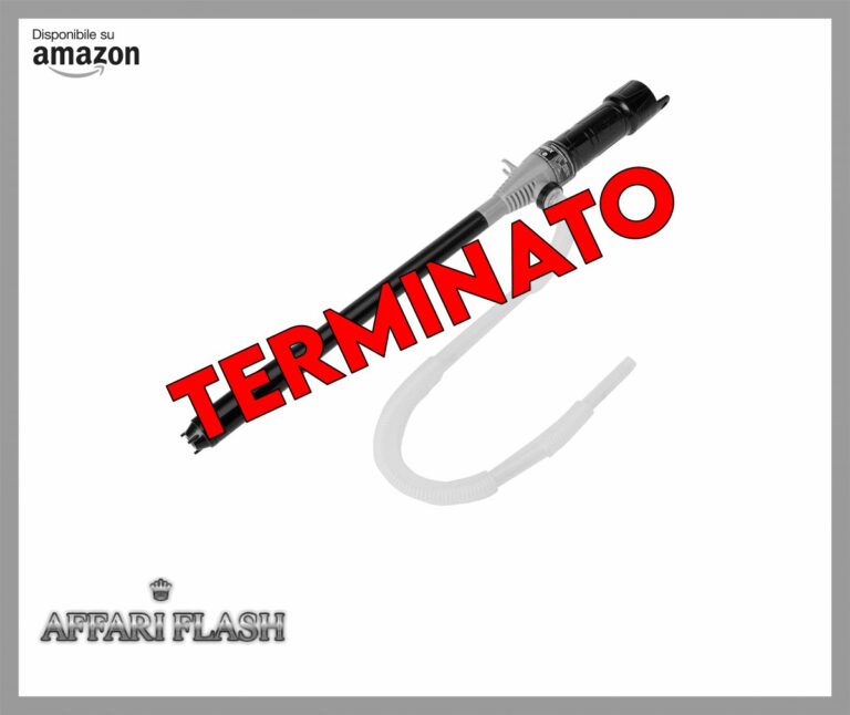 Ribimex Pompa Manuale per Travaso Liquidi a Batteria, Flusso 5
