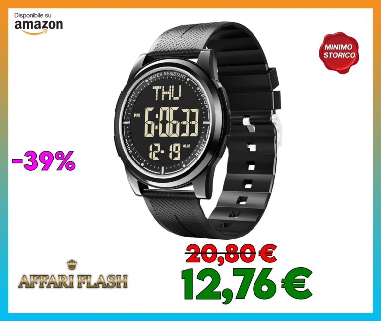 ️ WIFORT Orologio Digitale da Polso, Orologio Sportivo Uomo Donna Impermeabile 5ATM Con Retroilluminazione a LED, Cronometro, Sveglia e Timer, Ultra