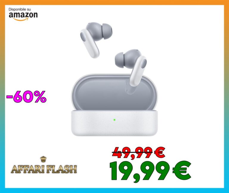 OPPO Enco Buds2 Pro Auricolari True Wireless, Autonomia 38h, Driver da 12.4mm, Bluetooth 5.3, Raggio 10m, Controlli Touch, Cancellazione del rumore IA, Android e iOS, IP55, [Versione Italiana],White