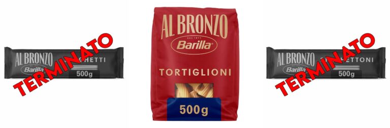 Barilla Pasta Al Bronzo Spaghetti 100% Grano Italiano, Pasta Trafilata Al Bronzo con Lavorazione Grezza
