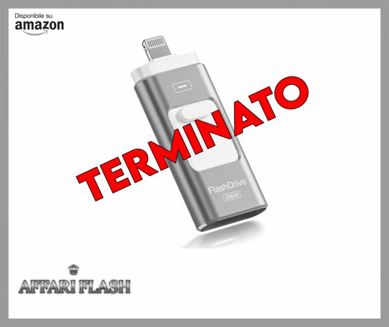 ROSPE Chiavetta USB 128GB per iPhone Certificata MFi