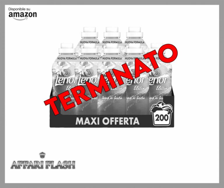 Lenor Elisir Ammorbidente Lavatrice Concentrato, 200 Lavaggi (8X25), Sogno Di Sicilia, Freschezza Di Lunga Durata E Morbidezza Di Origine Vegetale, Lenzuola Profumate Fino A 1 Settimana