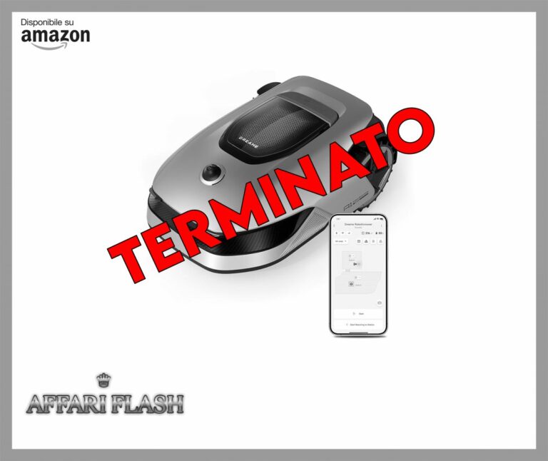 DREAME A1 Tagliaerba robot intelligente Tosaerba robotico senza fili perimetrale, Controllo tramite app,Tecnologia OmniSense，Gestione intuitiva delle zone, Evitamento intelligente degli ostacoli