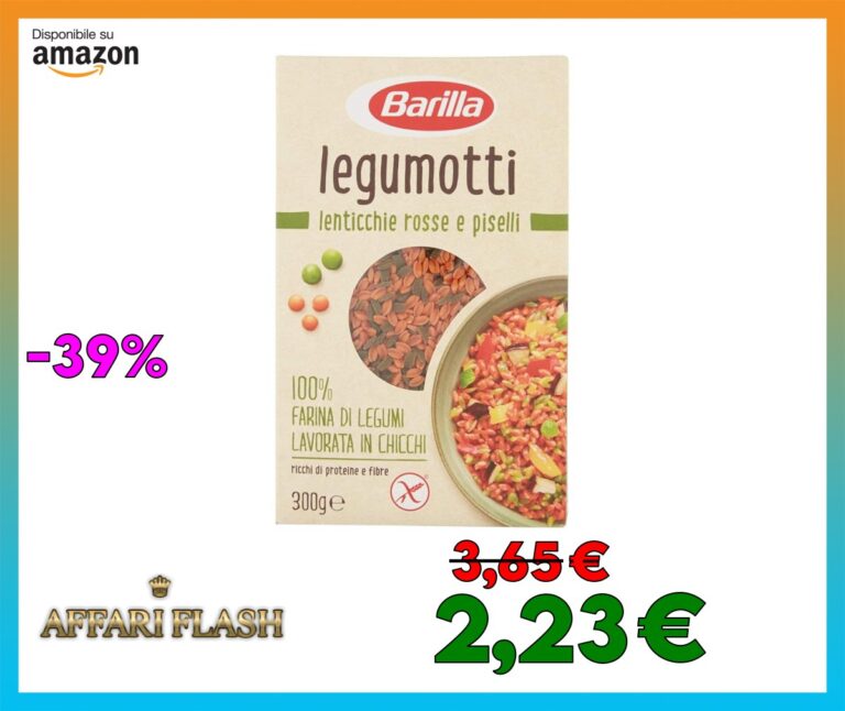 Barilla, Legumotti Lenticchie Rosse e Piselli