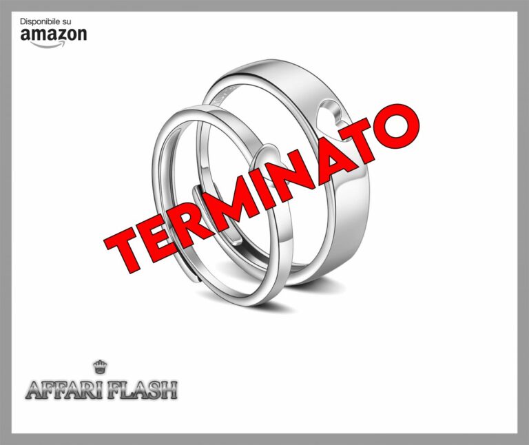 VGWON Set di Anelli Coppia in Argento, Anelli Donna, Regalo Romantico per Lui Lei, Regalo per Matrimonio, Compleanno e Anniversari, Anelli Coppia per Fidanzato e Fidanzata