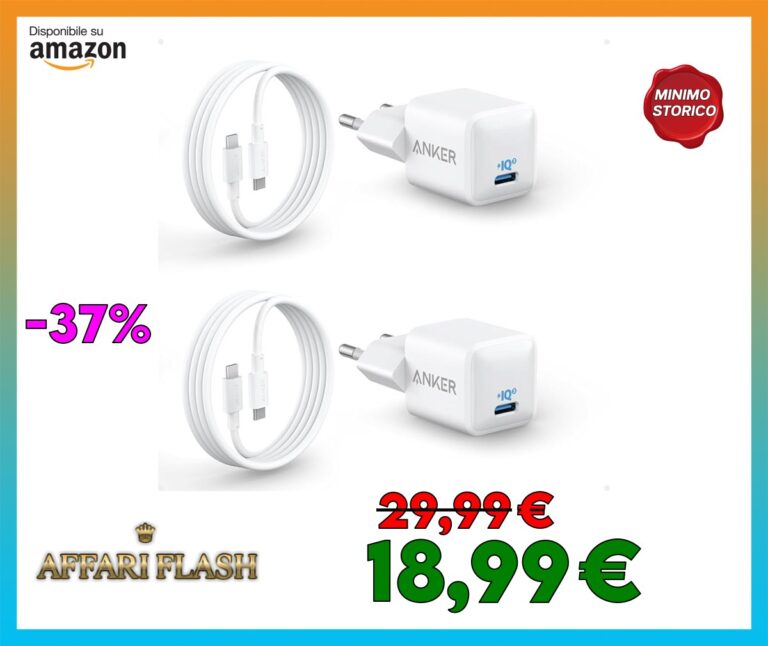 Caricabatterie Nano 511 Anker, USB
