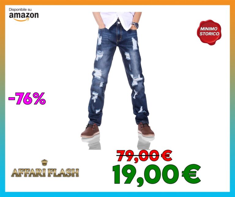 XIXVON Serie 2, Jeans Dritti Regolari