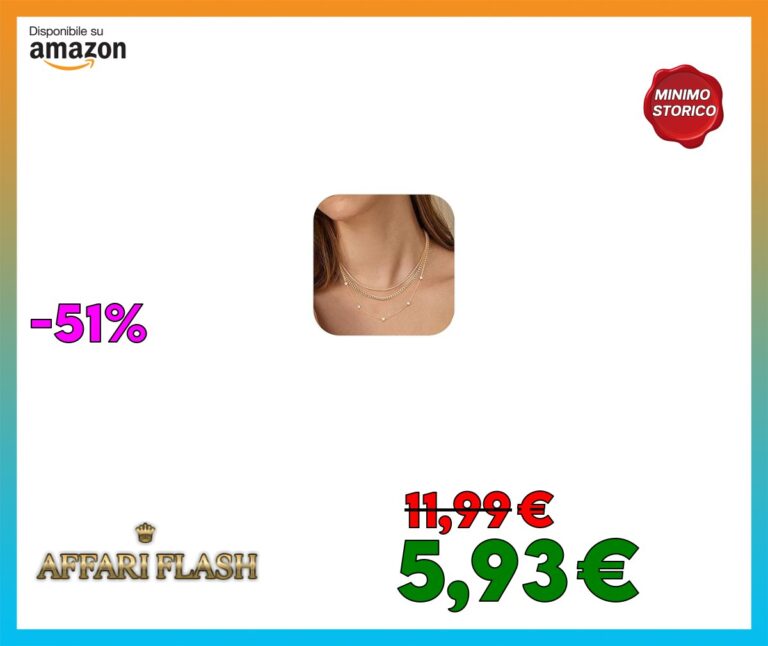 CASSIECA 3Pcs Collana Donna in Acciaio Inox