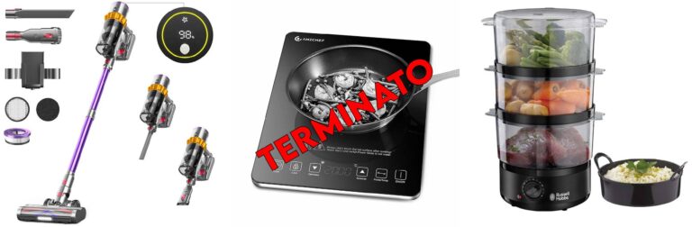 45KPa/550W Aspirapolvere Senza Fili, 65 min/1,6L Scopa Elettrica Senza Fili Autocaricante Ultra