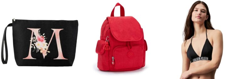 Blisswave Pochette Donna, Pochette Trucchi Personalizzata con Nome Dalla A alla Z