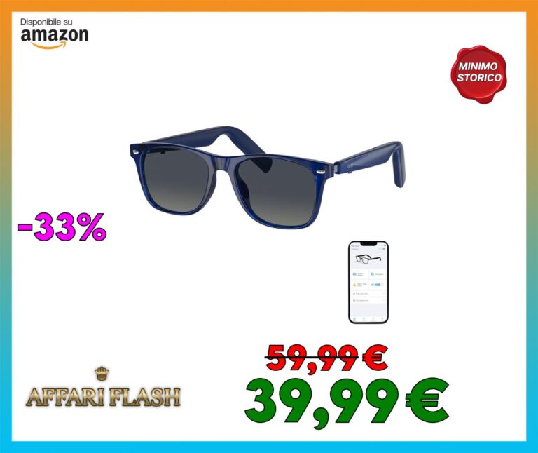 ️ GetD Occhiali Bluetooth,Open