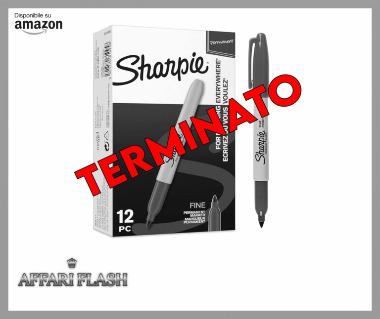 SHARPIE Pennarelli Indelebili, Punta Fine, Scatola da 12, Blu