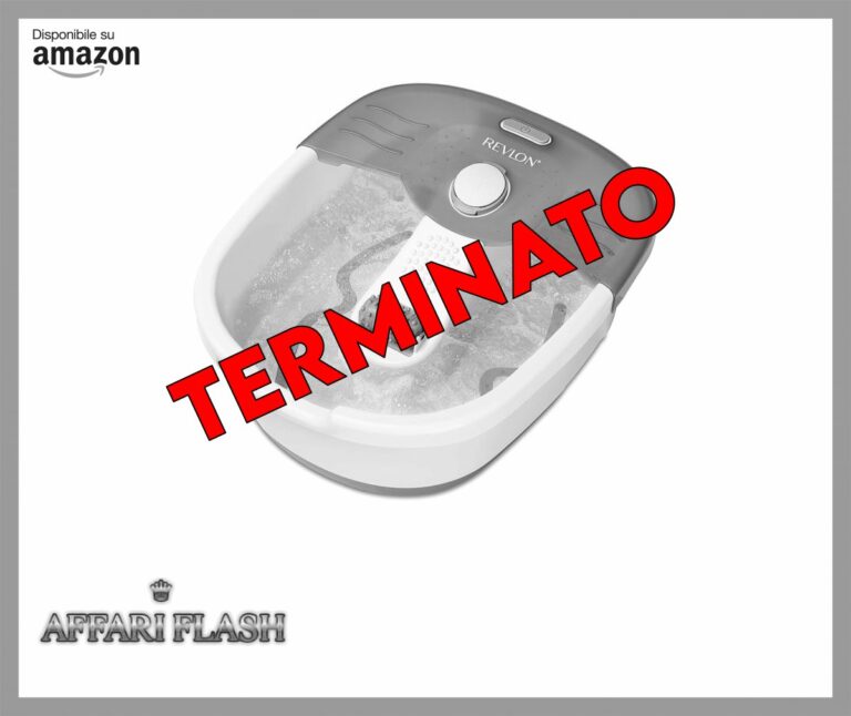 Revlon Idromassaggiatore plantare con Kit Pedicure Pedi Prep Spa, RVFB7021P