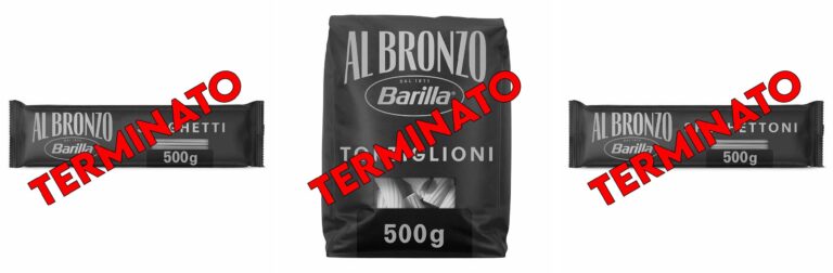 Barilla Pasta Al Bronzo Spaghetti 100% Grano Italiano, Pasta Trafilata Al Bronzo con Lavorazione Grezza