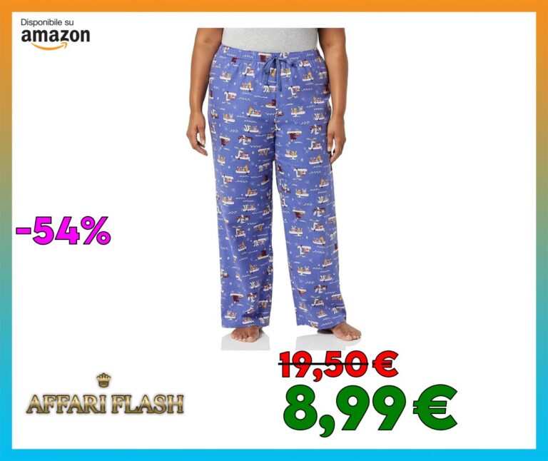 Amazon Essentials Pantaloni di Pigiama in Flanella