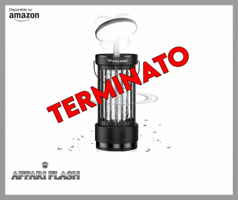 PALONE Lampada Antizanzare Elettrica 4000mAh USB