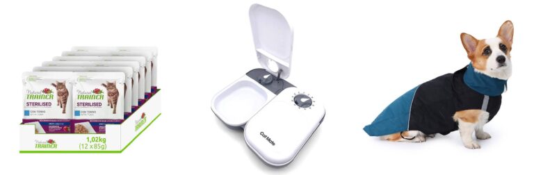 Natural Trainer Sterlisied Adult Cibo Umido per Gatti con Tonno e Fibra di Pisello