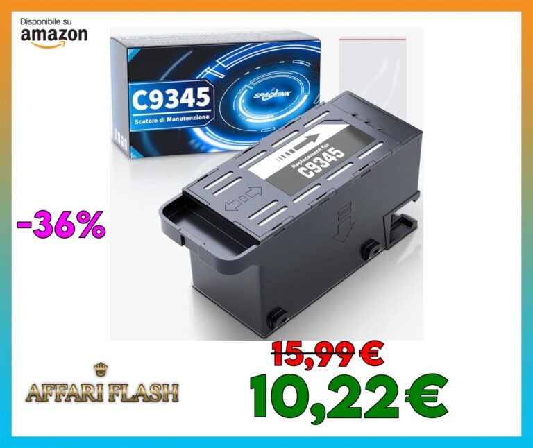Spaceink C9345 Scatola di Manutenzione Compatibile per Epson ET
