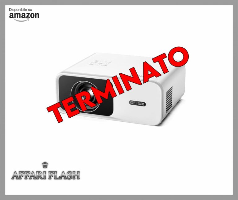 [APP Integrato] Videoproiettore 4K Bluetooth WiFi Full HD 1080p nativo con Auto Focus/Keystone
