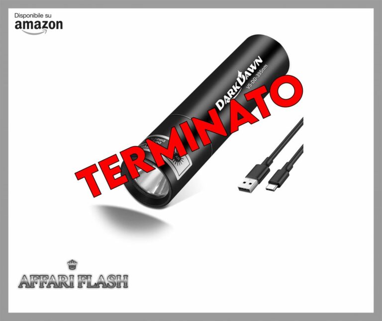 DARKDAWN torcia UV 395 NM, USB