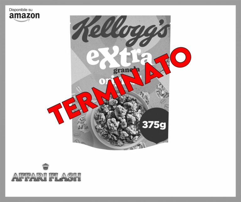 Kellogg’s Granola Extra Original | Cereali per la colazione | Naturalmente ricco di fibre| Confezione singola da 375g
