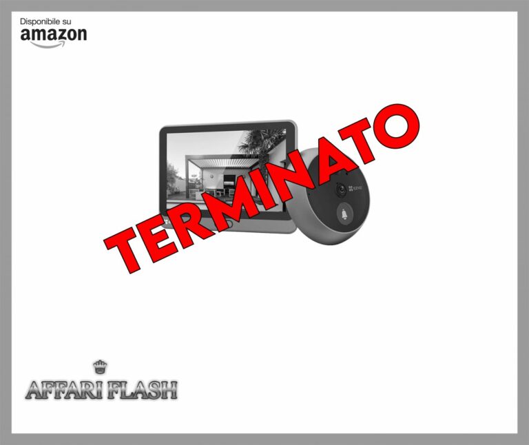 EZVIZ Campanello Digitale con Schermo Tattile a Colori da 4,3” Videocitofono Senza Fili con Batteria Ricaricabile da 4600 mAh, Rilevamento del Movimento PIR, Audio Bidirezionale, Modello CP4