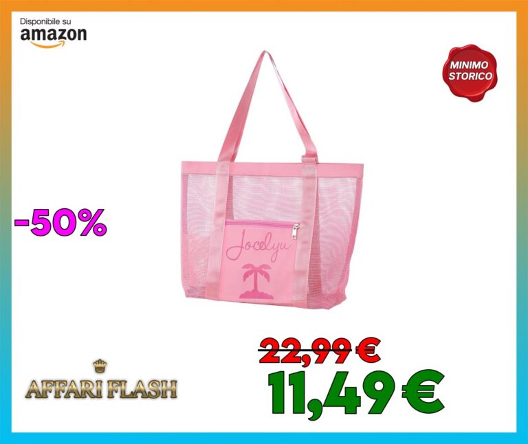 Presentimental Personalizzato Grande Borsa da Spiaggia Impermeabile con Nome Motivo Borse da Spiaggia in Rete Borse da Piscina Shopping Regali per Donna Viaggi Vacanze Estive