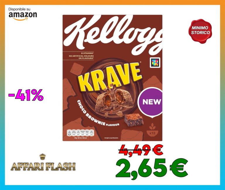 Kellogg’s Krave Choco Brownie, 375g
