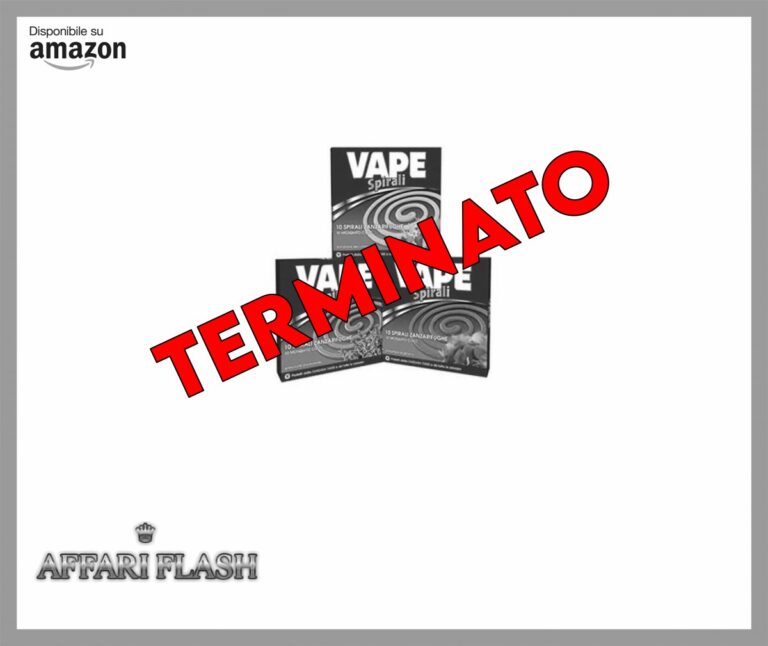 Vape Spirali Anti Zanzare Repellente Insetti (3×10 Zampironi)