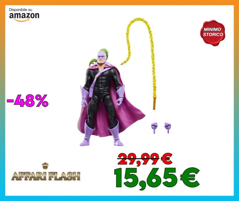 Hasbro Marvel Legends Series, Marvel’s Whiplash, action figure collezionabile per adulti ispirata ai fumetti di Iron Man in scala da 15 cm, con scheda plastificata in stile vintage