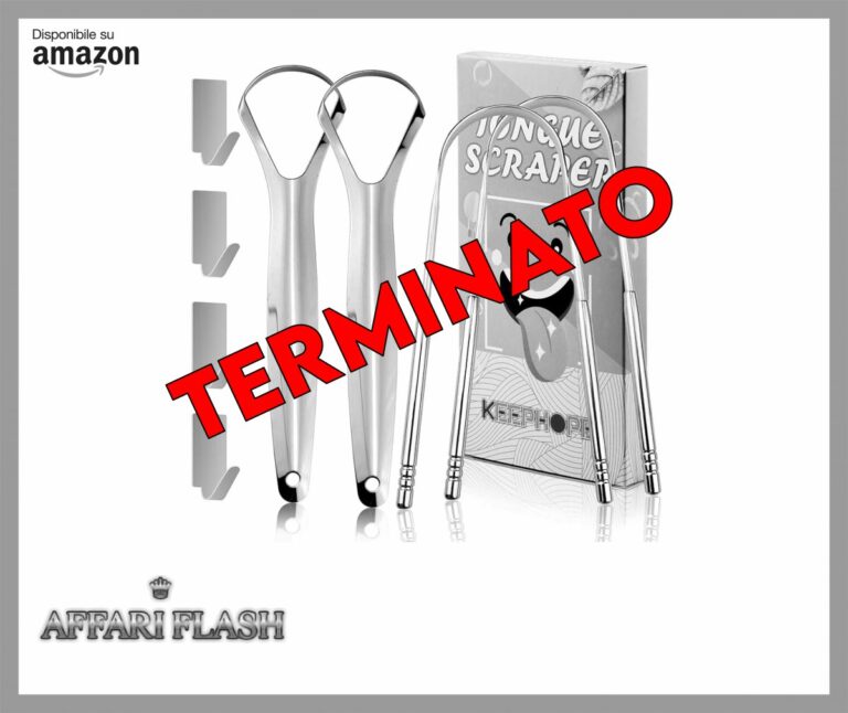 Pulisci lingua (4 pezzi), nettalingua in acciaio inox, raschietto lingua con mini ganci, pulizia lingua ridurre l’alito cattivo
