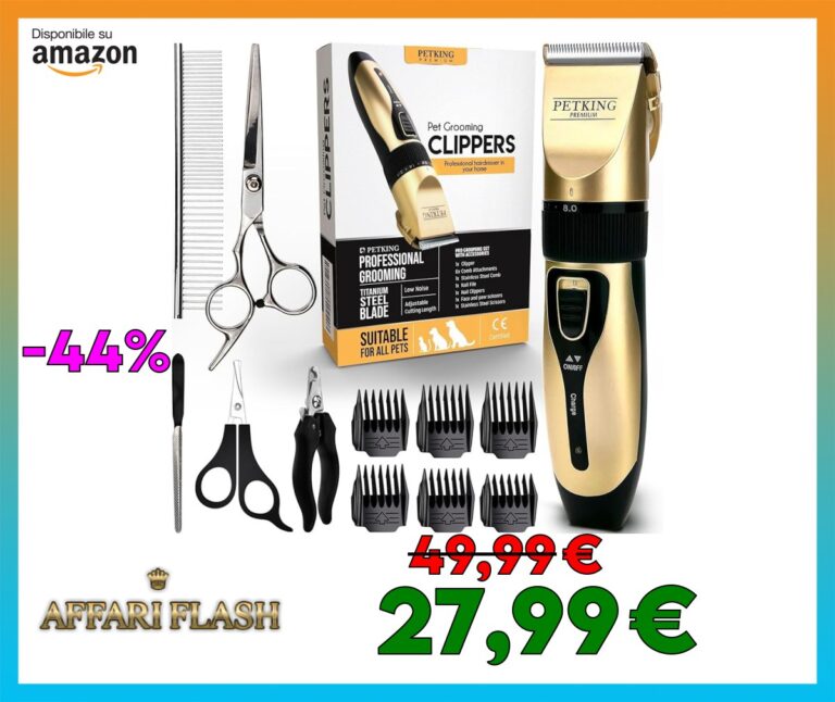 PetKing Tosatrice Professionale per Cani