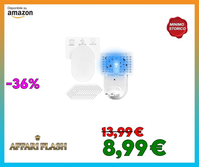 2X Trappole per Mosche da Interni,Antizanzare Trappola Plug