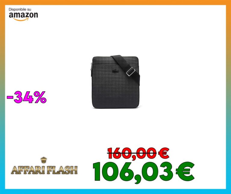 Lacoste uomo Chantaco Borsa porta spalla, Taglia unica