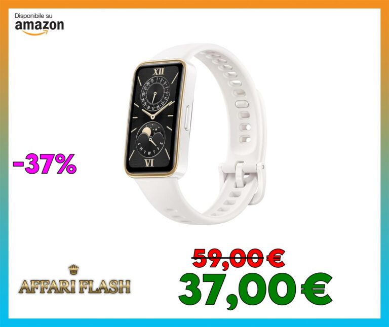 ️ HUAWEI Band 9, monitoraggio del sonno e salute, Compatibile con iOS e Android, Notifica di chiamata, Durata della batteria fino a 14 giorni, 100 modalità di allenamento, White