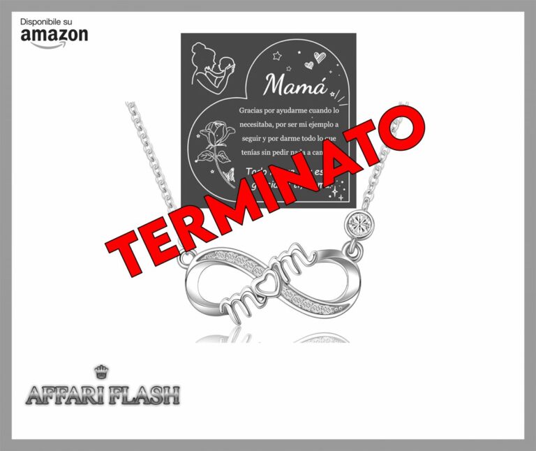 YELUWA “Mom Collana Donna Nodo d’Amore Mamma, Regalo per la Mamma, Regalo per la Festa della Mamma da Figlia Figlio Compleanno Anniversario con Biglietto e Confezione Regalo ES