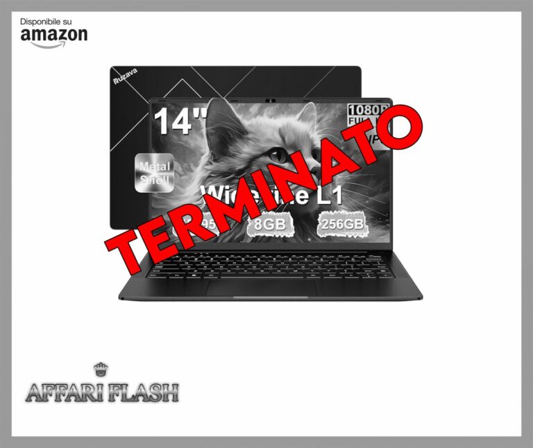 2025 Newest Pc Portatile 14 Pollici Celeron N5095 Upto 2,9 GHz Notebook 8GB RAM 256GB SSD TF 1TB LPDDR4 Win11 5G WiFi 1920*1080 FHD USB 3.0 Widevine L1 Laptop Film Italiana