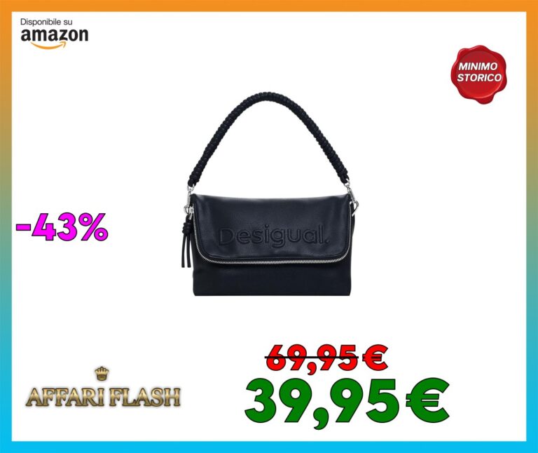 Desigual Donna Borsa A Mano 25SAXPBK