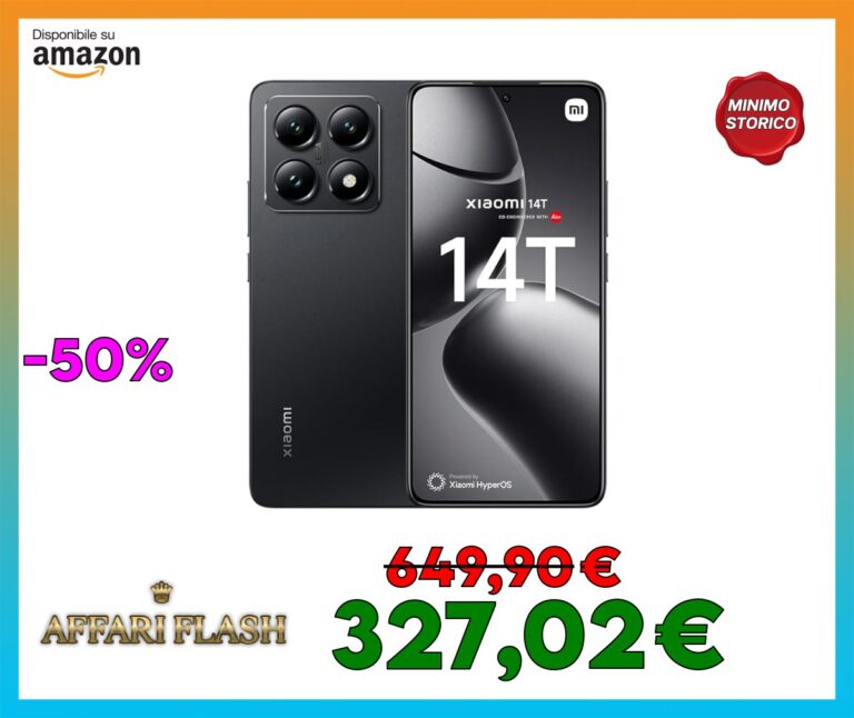 Xiaomi 14T (Smartphone) Display da 6.67” AI, MTK 8300