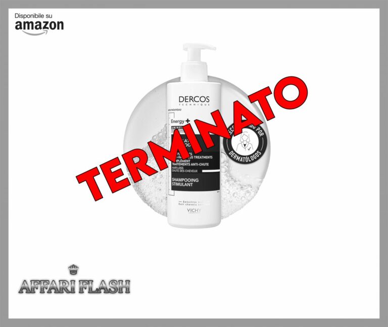 Vichy Dercos, Shampoo Energizzante, Per Tutti i Tipi di Capelli, Azione Anti