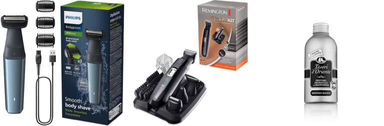 Philips Bodygroom Series 3000 Rifinitore impermeabile per inguine e corpo, rasatura precisa e confortevole