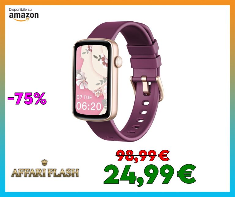 ️ SHANG WING Orologio Smartwatch Donna Contapssi Fitness Piccolo Frequenza Cardiaca SpO2 Salute Donna Sfondo Personalizzabile Multisport Cronometro Notifiche Messaggi Android iOS Compatibile Viola