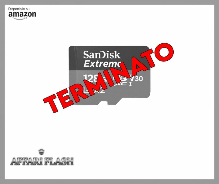 SanDisk Extreme 128GB scheda microSDXC + RescuePro Deluxe, Micro SD fino a 190 MB/s, + adattatore SD, con prestazioni app A2, UHS