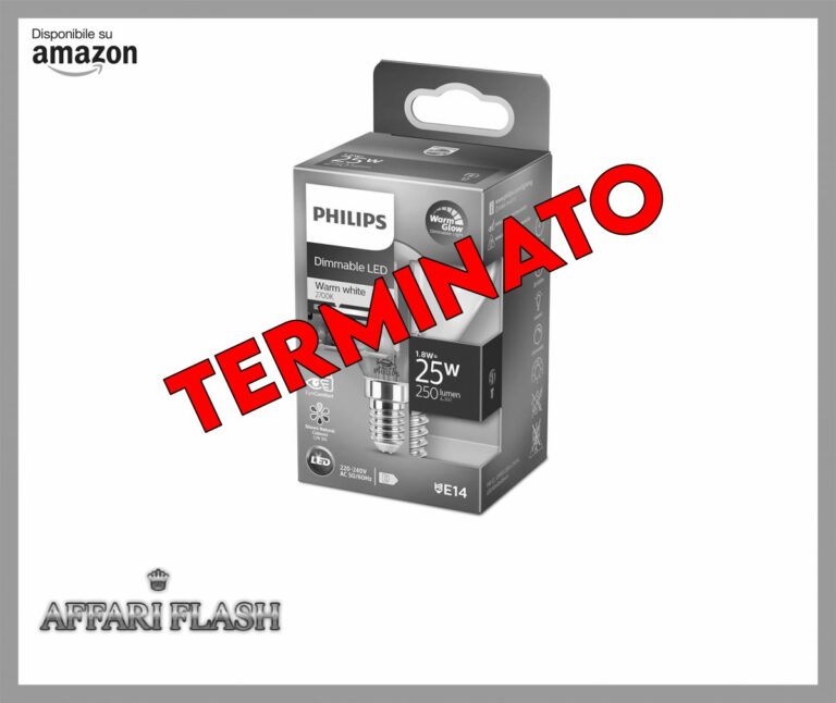 Philips LED Lampadina, Sfera, Filamento, WarmGlow, 3.4