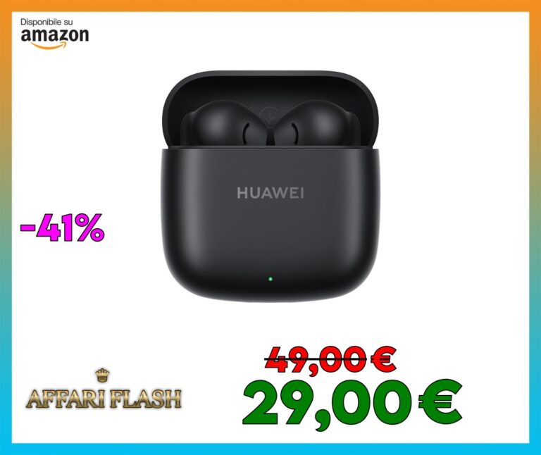 HUAWEI FreeBuds SE 2, Durata della Batteria fino a 40 Ore, IP54 Resistenti a Polvere e Schizzi, Connessione Robusta Bluetooth 5.3, Audio Stabile, IOS e Android,Nero