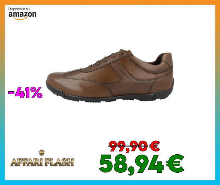 Geox U Edgware A, Sneaker Uomo