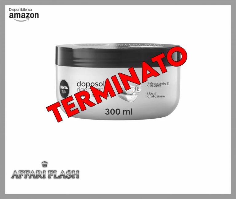 NIVEA SUN Crema Intensiva Doposole Rigenerante 300 ml, Crema doposole corpo con aloe vera bio, acido ialuronico e vitamina E, Crema corpo idratante e rinfrescante