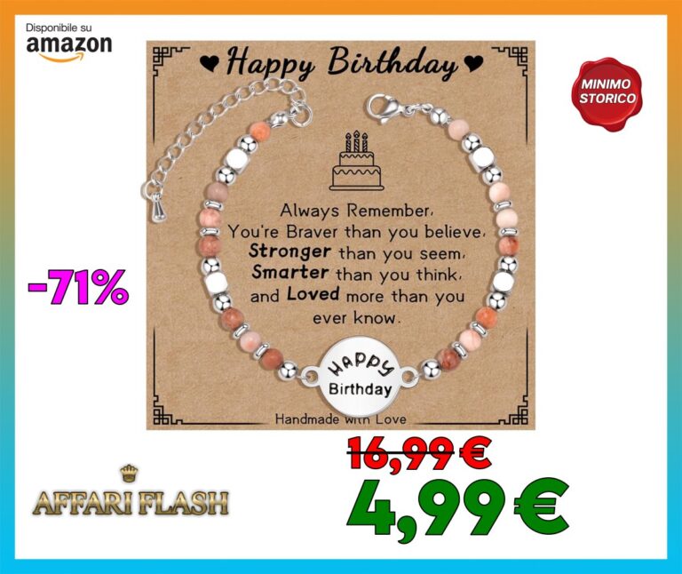 YELUWA Bracciale Compleanno Ragazza, Regali Di Compleanno per Donne Ragazze 13 14 15 17 18 16 Anni Idee Regalo Compleanno Ragazza Regali per Il 21 Compleanno per Lei Bracciale Compleanno per Ragazze
