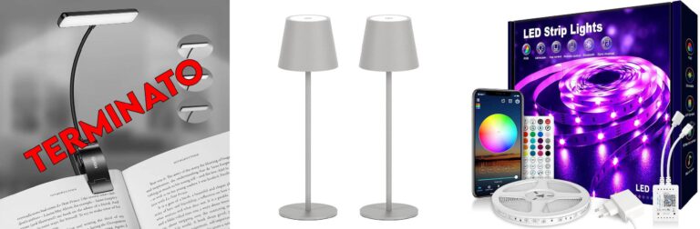 Gritin 19 LEDs Lampada Luce da Lettura per Libro, Luce per Lettura Libri a Letto con Clip