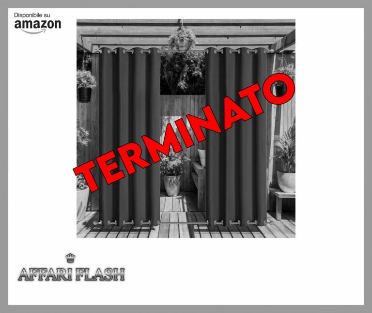 LiveGo Tenda da esterno per giardino, patio, gazebo, pergola, impermeabile, antivento, 2 pannelli, tende per esterni, pergola, gazebo, isolamento termico, protezione UV